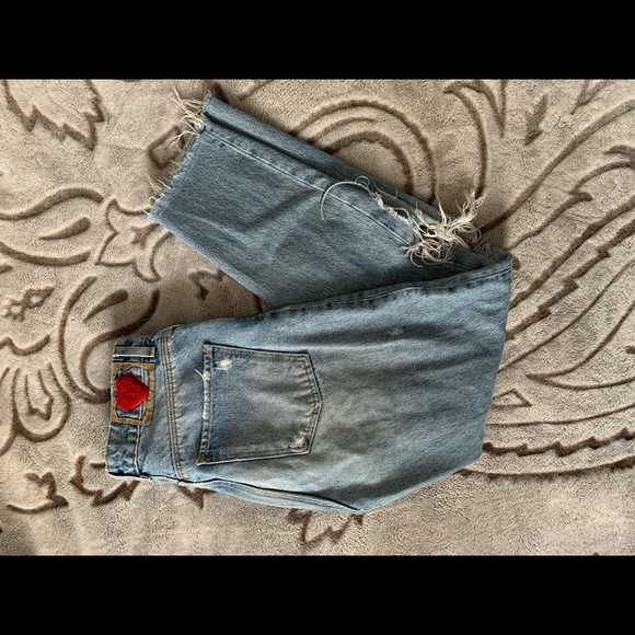 ZARA Woman Ripped Jeans - Picture 1 of 3